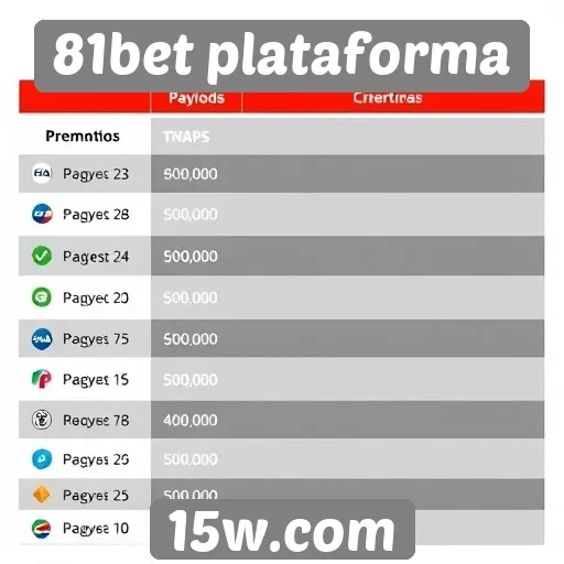 Métodos de pagamento aceitos na 81bet plataforma